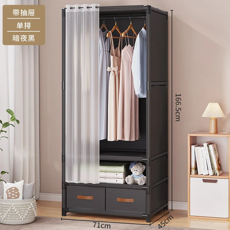 CLOSET FLEX - Fabric Wardrobe with Drawers - Your Bedroom, Finally Organized