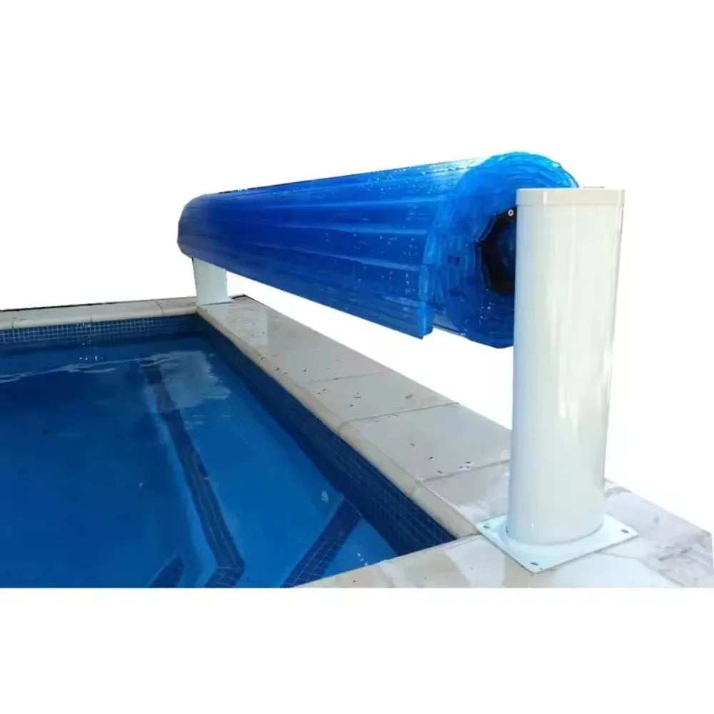 AUTOMATIC POOL COVER - Polycarbonate Slats, 24V Motor - Retractable Safety Shield