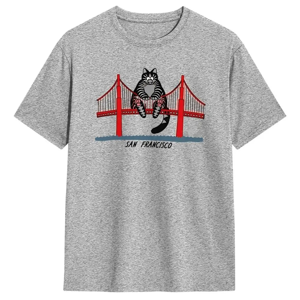 Y2k T Shirts Project Hail Mary - I Had Potential Graphic CAT Print T-Shirt Cotton O-Neck T-Shirt Casual Loose Streetwear Unisex