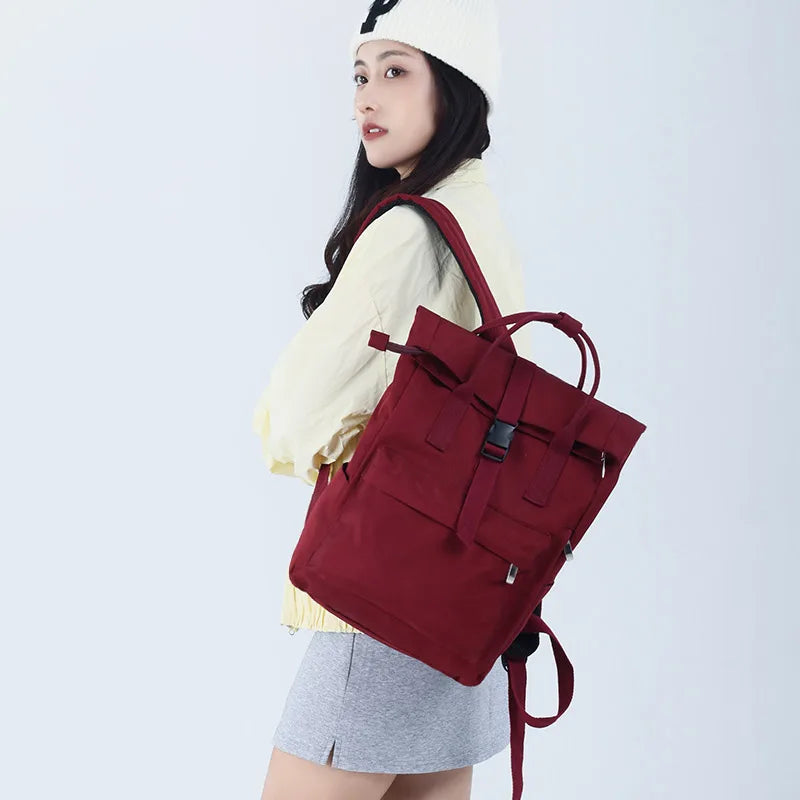 Schoolbag Female College Student Large Capacity Backpack 2026 New Niche Notebook 14-inch Computer Bag Girls' Backpack