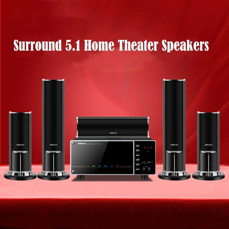 5.1 Home Theater Sound System - 1000W Bluetooth Surround