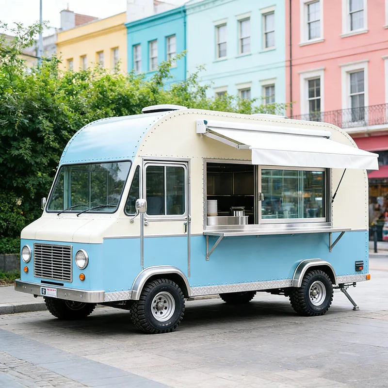 Mobile Bar Food Truck – Sink Refrigerator Storage Beverage Cocktail