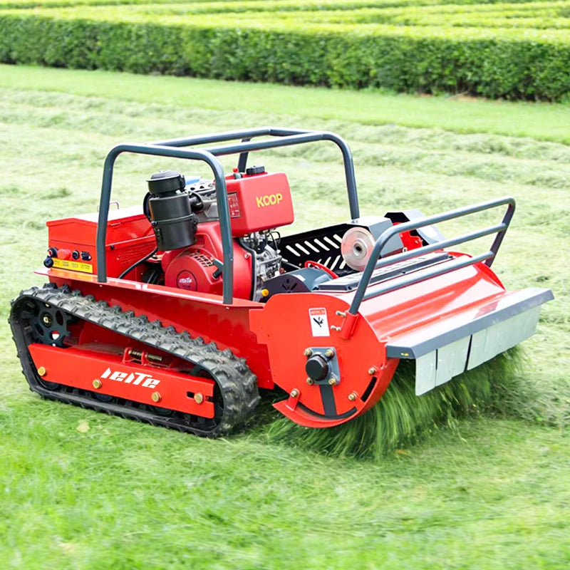 TRACKED REMOTE MOWER - 800 mm Cut, 45° Climb - Slope-Ready Care
