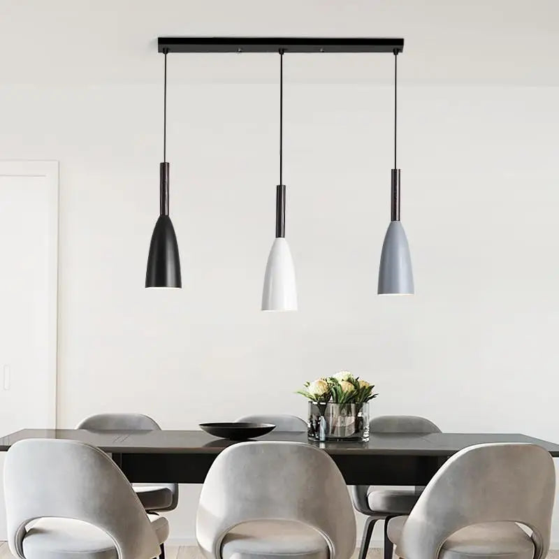 Nordic Minimalist Pendant Light – 1 or 3 Heads, E27