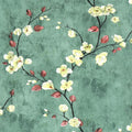 BOTANICAL FLORAL PEEL & STICK WALLPAPER - PVC Self-Adhesive, 5 Patterns - Quiet Rooms