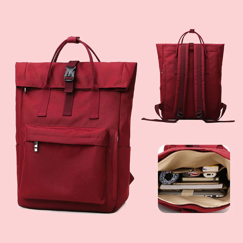 Schoolbag Female College Student Large Capacity Backpack 2026 New Niche Notebook 14-inch Computer Bag Girls' Backpack