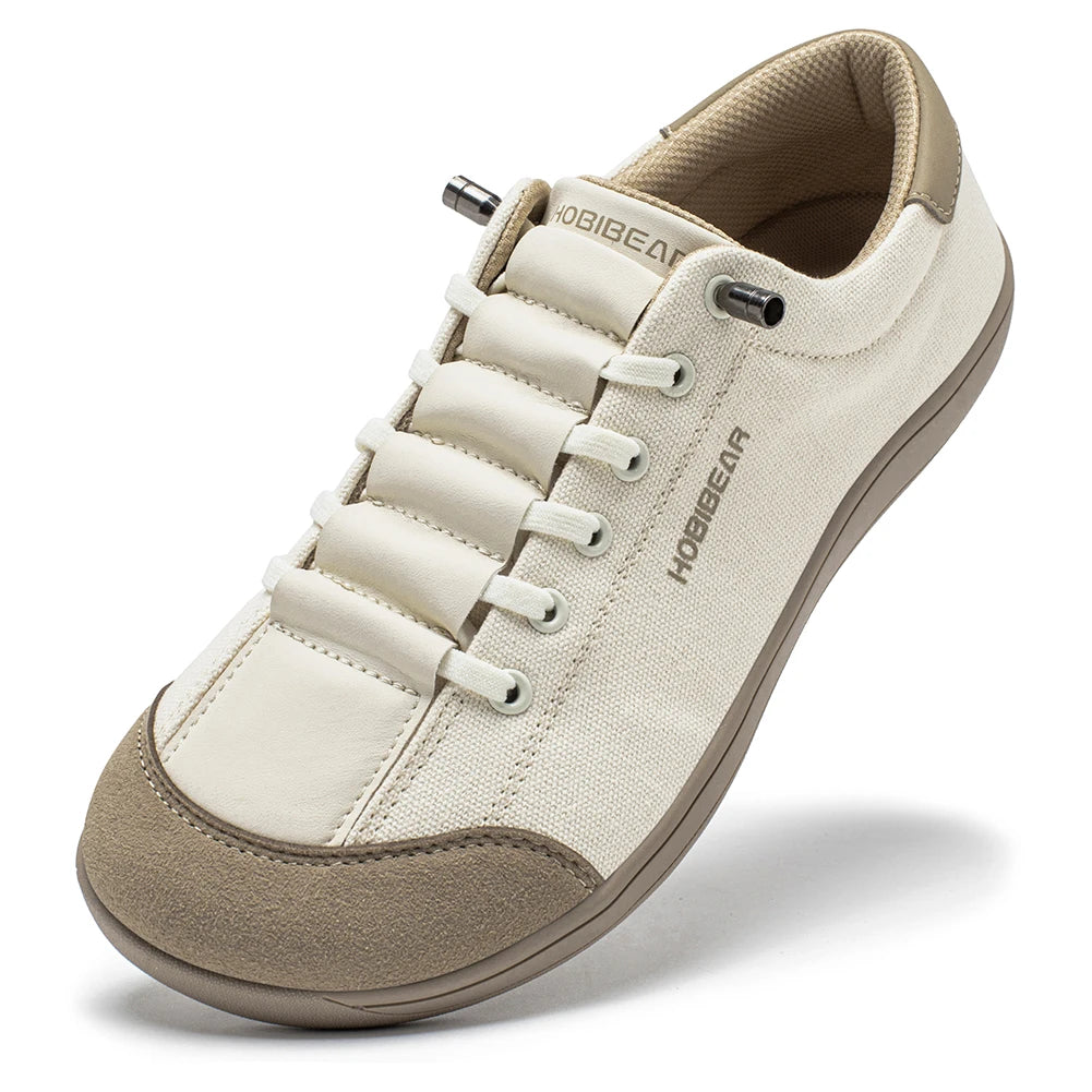 BAREFOOT CANVAS - Wide Toe Slip-On Sneakers - Walk Like You Were Born To