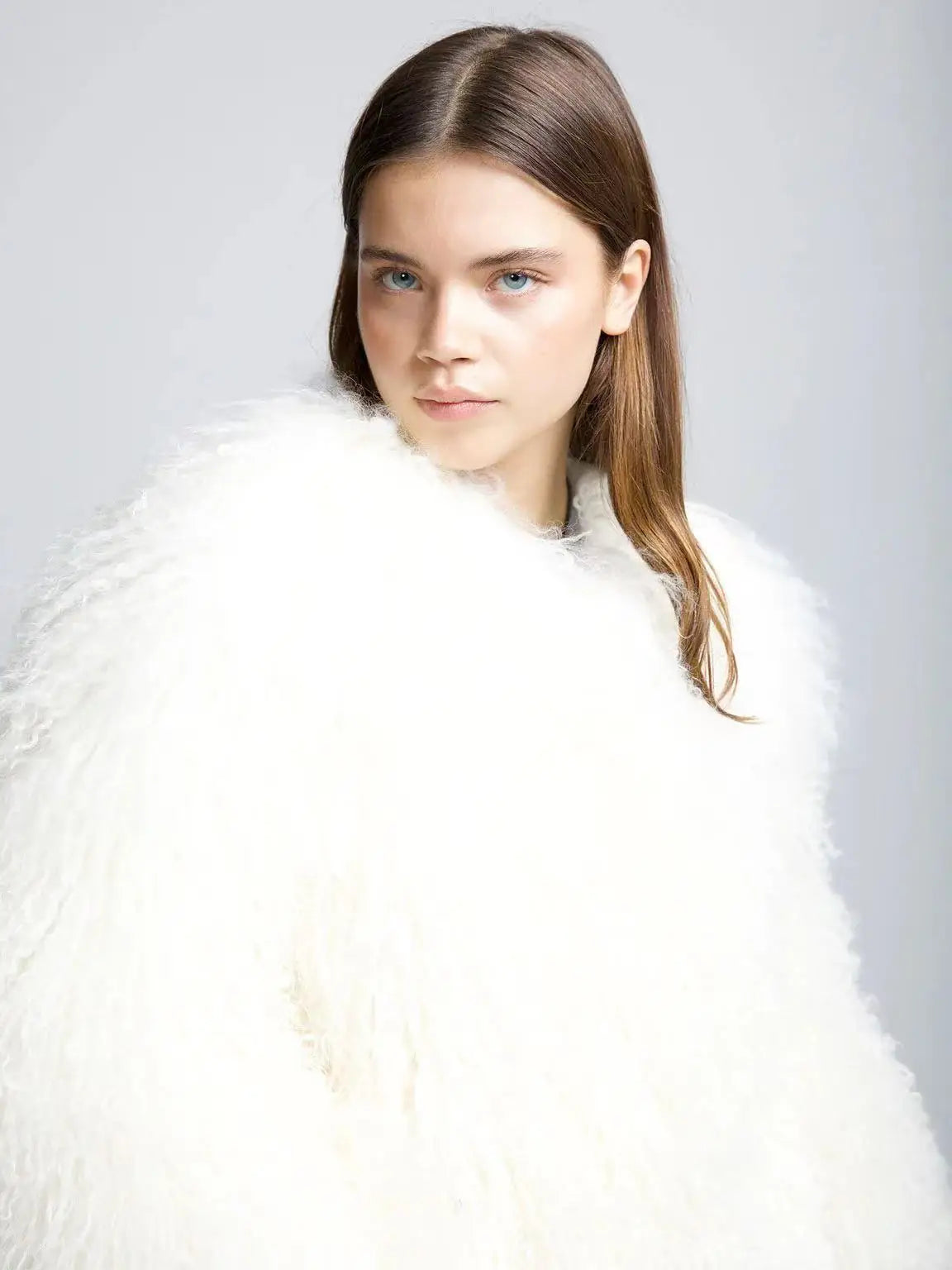 Sheep Fur Coat - Relaxed Fit - Colourful Winter
