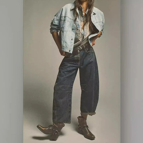Barrel Breakout Cuffed Jeans