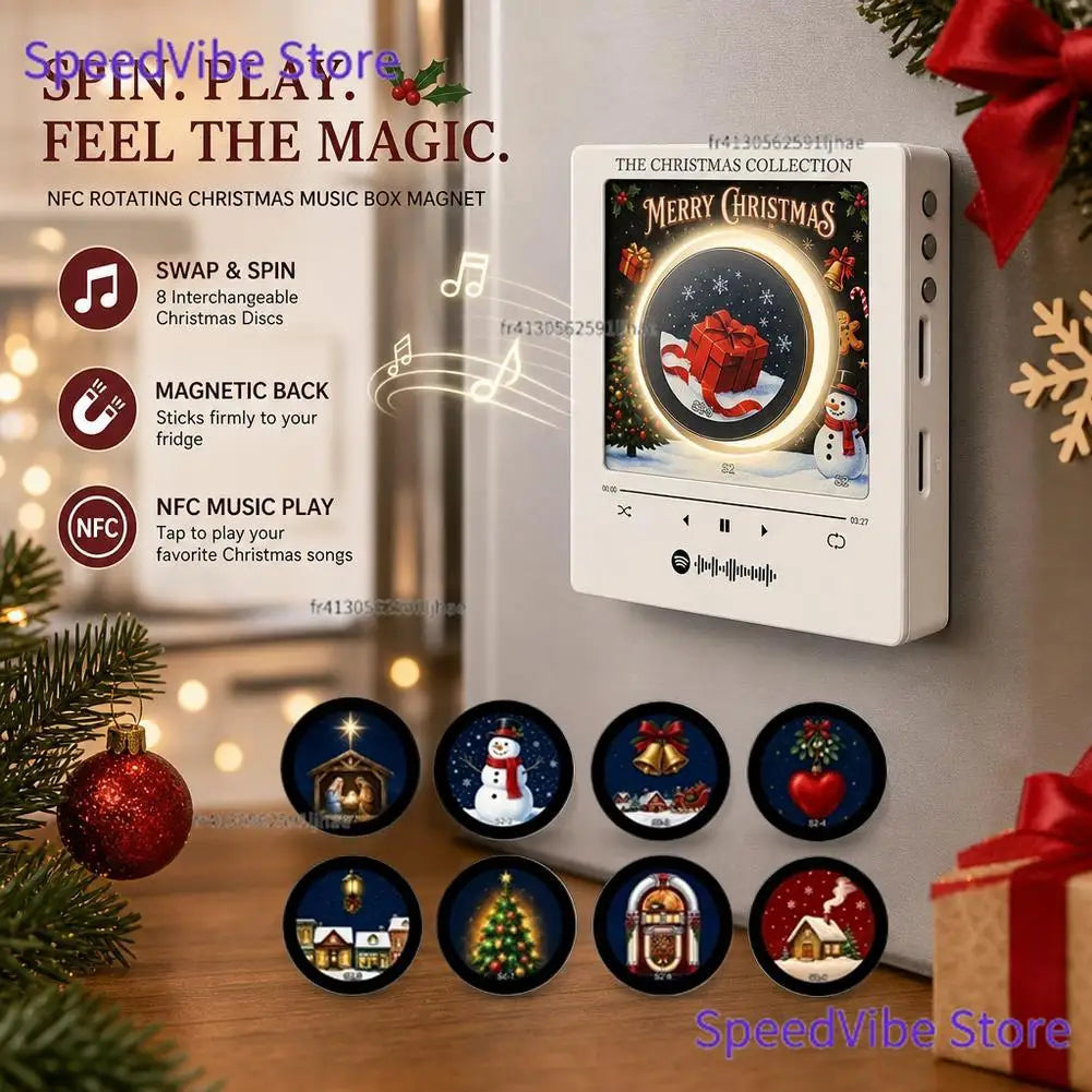 Magnetic Mini Record Player - 9 NFC Discs - Cozy Sound