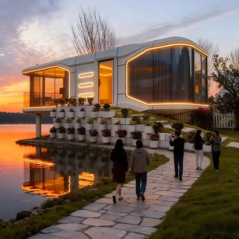 Smart Capsule House - Mobile Container Homestay Starry Sunroom