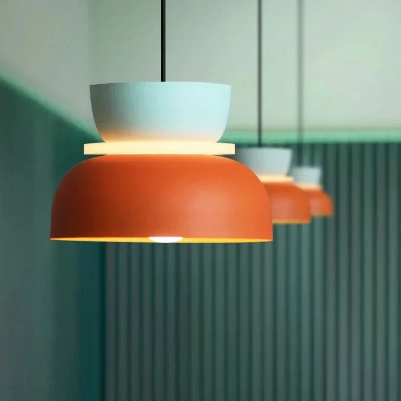 Macaron Pendant Lamp – Nordic, Multi-Color, S/M/L