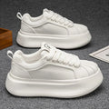 HEIGHT-INCREASING CASUAL SNEAKERS - Men's Thick-Soled Lightweight Lace-Up - Minimalist Style