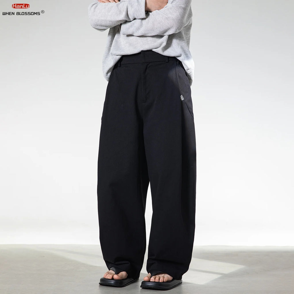 OLD PLEAT - Men's Pleated Wide Leg Trousers - Old Money Never Goes Out