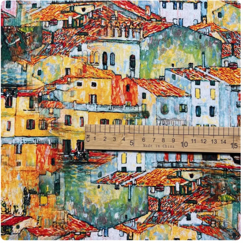 COLORED COTTON FABRIC - 110cm Wide - DIY Sewing Material