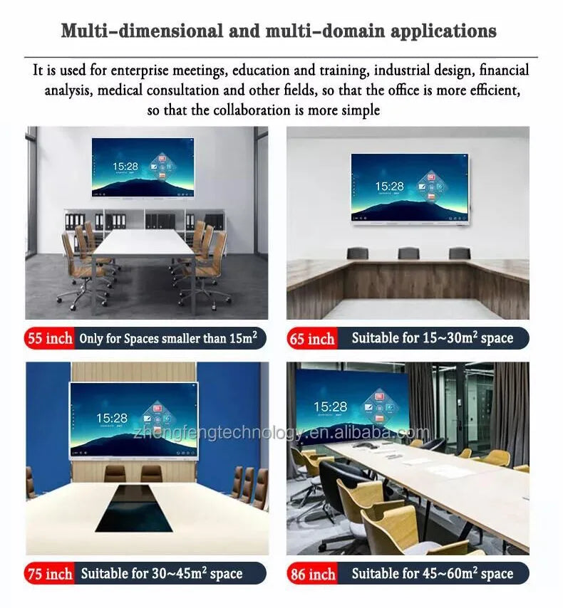 75 Inch All-in-One Interactive Touch Panel Whiteboard