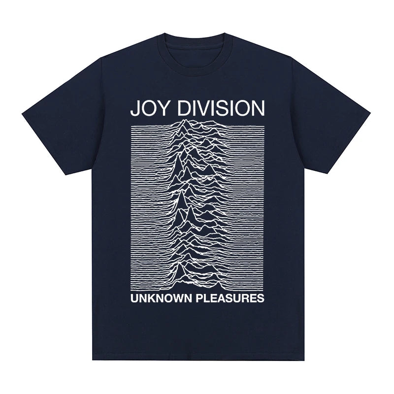 Joy Division UNKNOWN PLEASURES Vintage t-shirt Fashion Casual Streetwear Cotton Men T shirt New TEE TSHIRT Womens tops