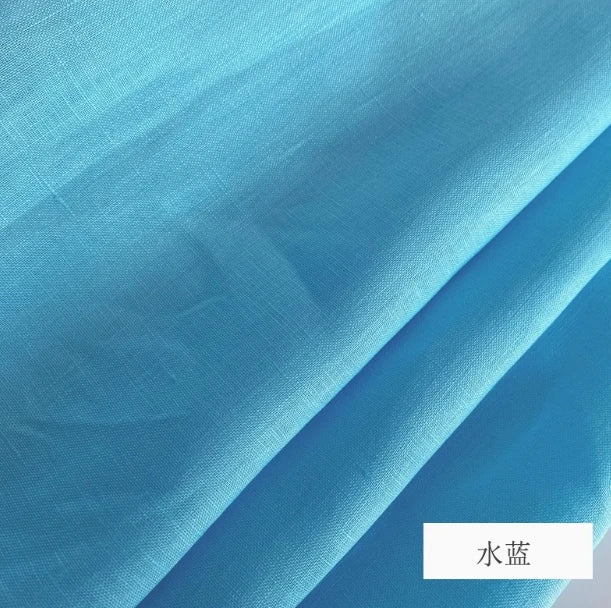 PURE LINEN FABRIC BY THE METER - 46 Colors, 140cm Wide - Soft Rooms