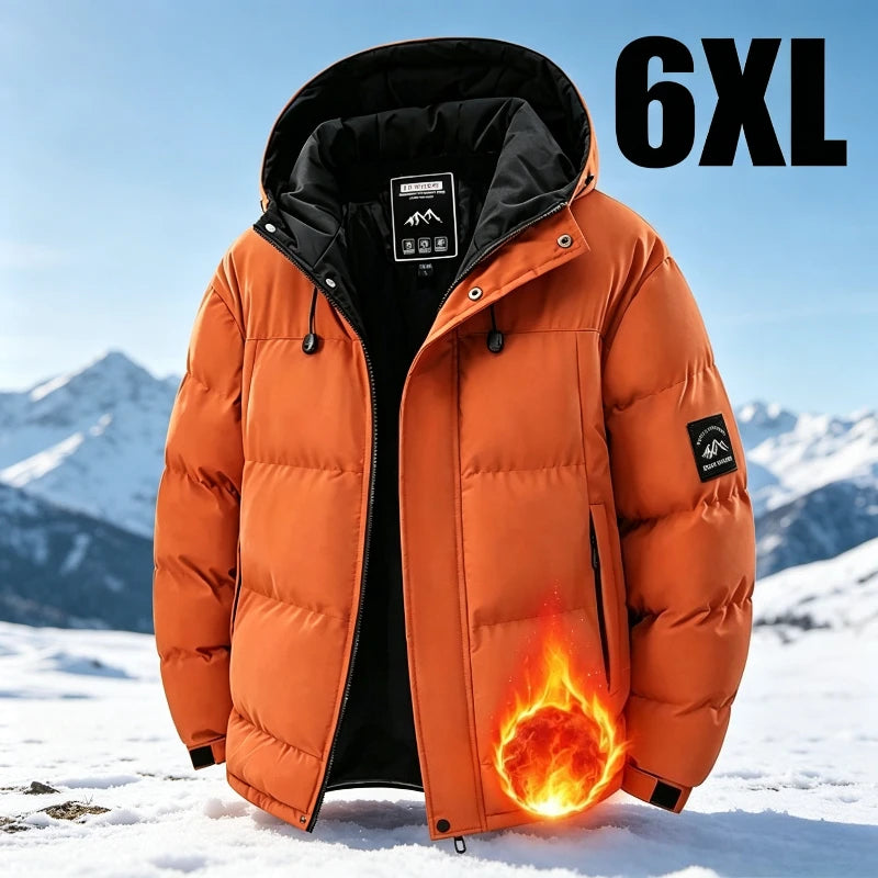 WINTER PARKA - Men's Thick Windproof Hooded Parka Coat - 4 Colors, S–6XL