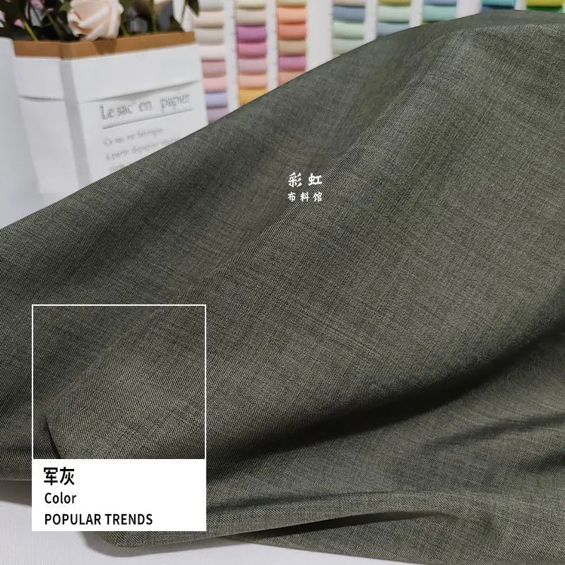 SUIT CLOTH - Plain Polyester Suit Fabric By The Meter - 30 Colors, 150cm Wide