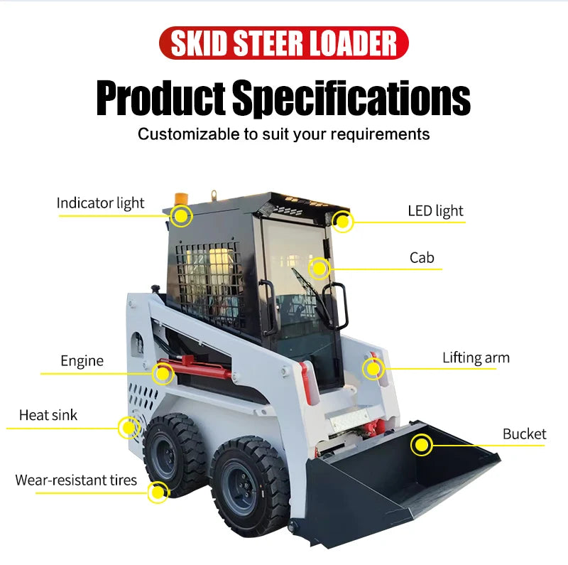 Tongzhong Ride-On Skid Steer - AWY-H25 - 18.2 kW