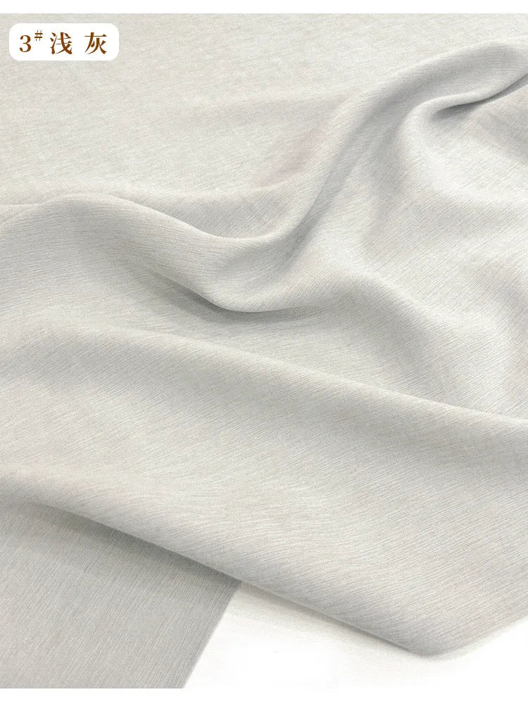 LINEN-LOOK PLAIN FABRIC - 13 Colors, Soft Polyester, 145cm Wide - Easy Wear