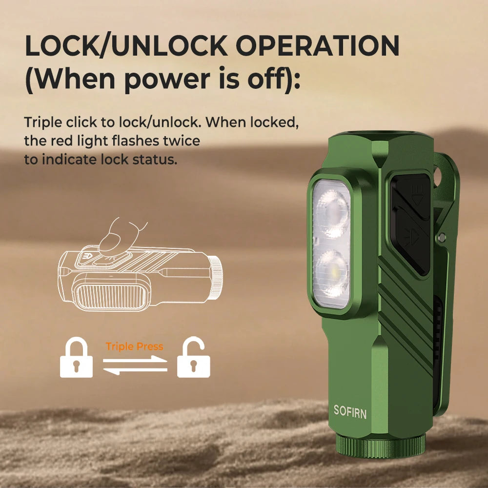 Sofirn ST10 Flashlight - 1000LM EDC