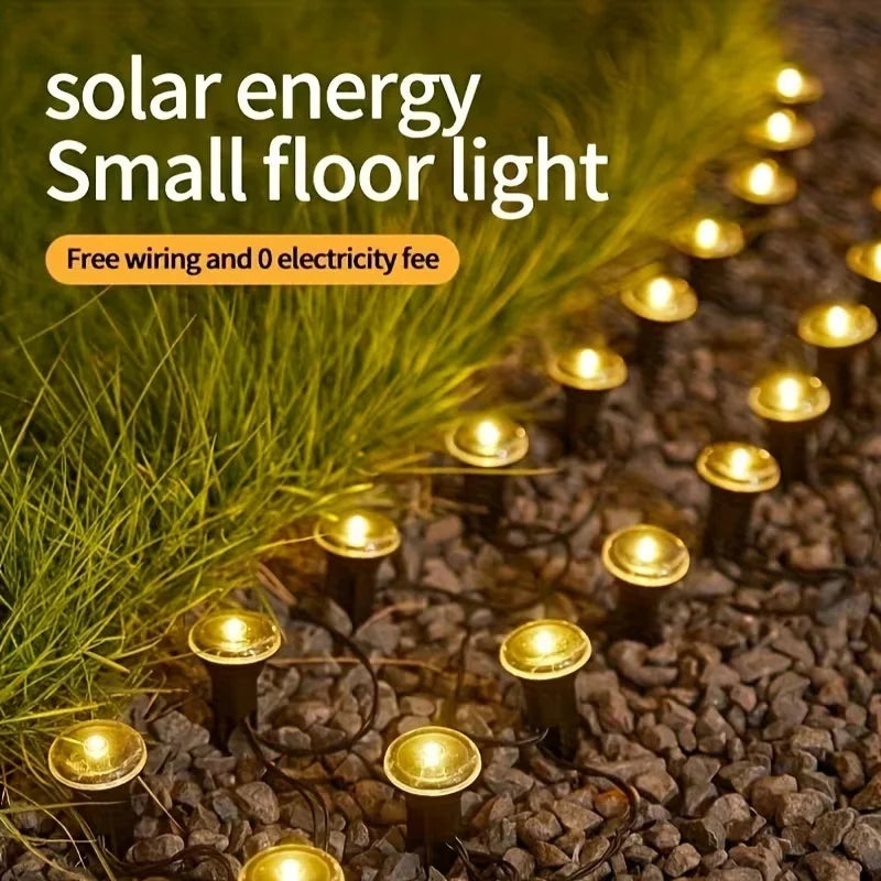 SOLAR GARDEN LIGHTS - 10–40 LEDs, 8 Modes - Bubble Pathway Glow
