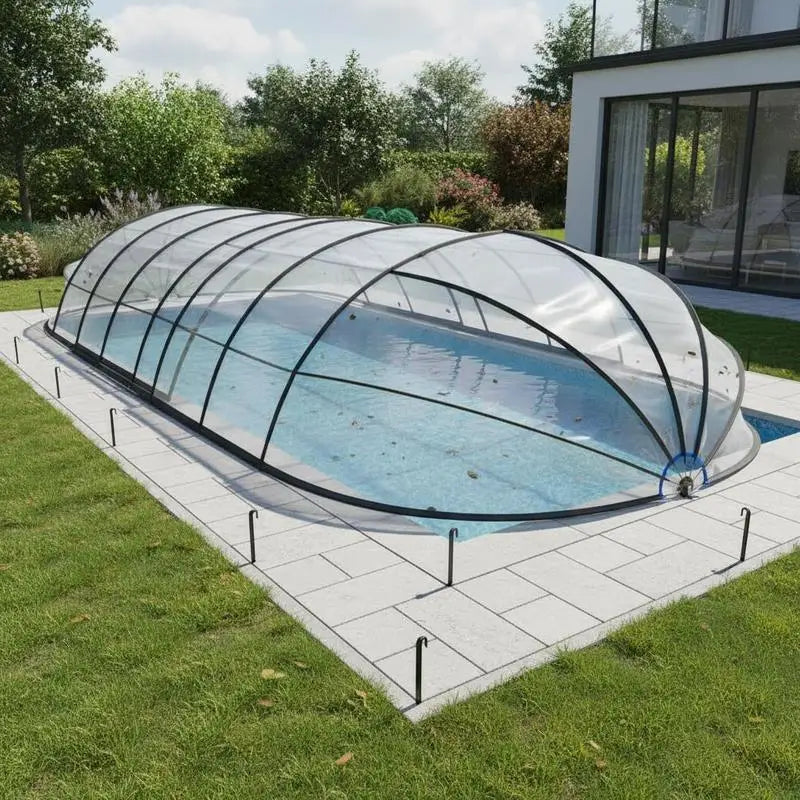 POOL DOME - 500 × 250 cm - UV Protection & Heat Retention