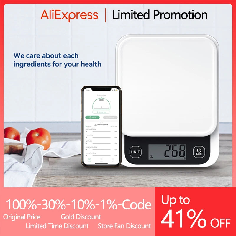 Smart 8 Electrode Scale Bioimpedance Electronic Digital Weight Balance Fat Body Water Muscle Mass BMI Composition Scale