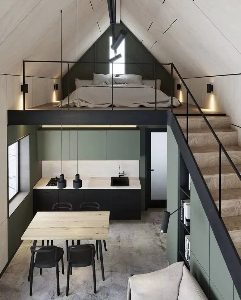 Prefab Triangle House 20ft - A-Frame Container Home