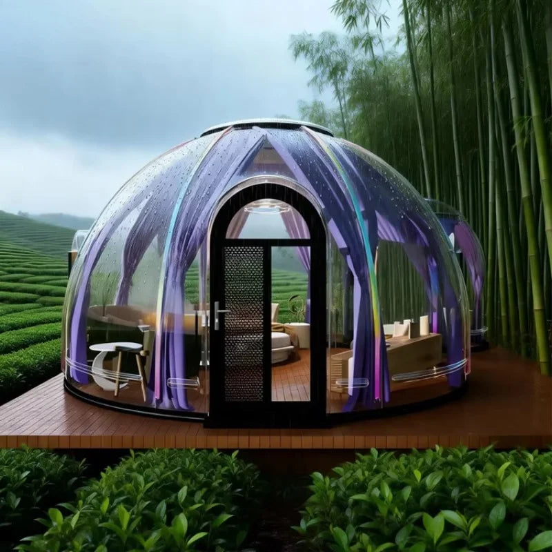 Luxury Bubble Dome House - Transparent Polycarbonate Star Hotel