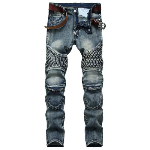 2025 New Motopants Leisure Jeans Pants for Motorcycle Off-road Riding Pants Design Zipper Protected Motocross Pants