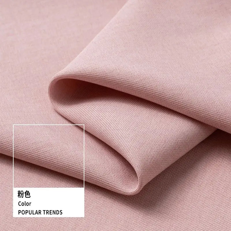 SUIT CLOTH - Plain Polyester Suit Fabric By The Meter - 30 Colors, 150cm Wide