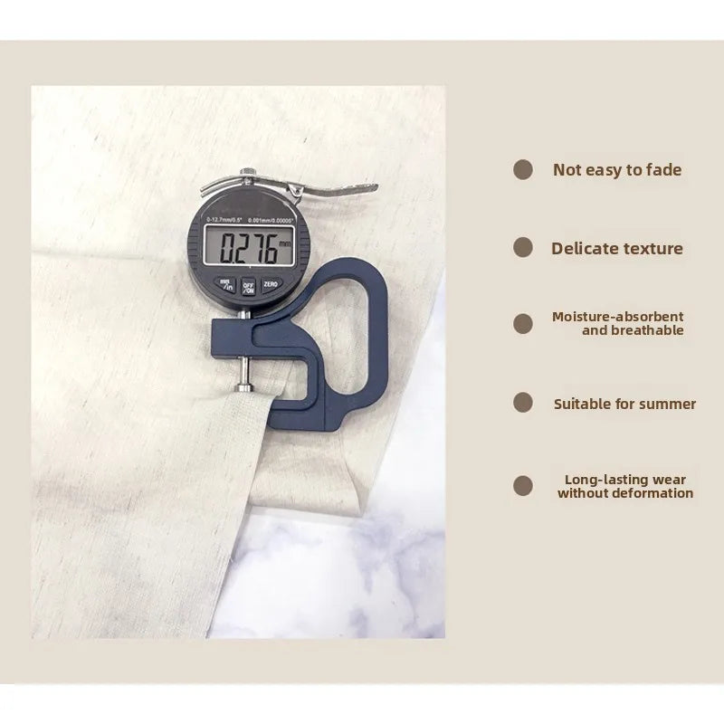 LINEN-LOOK PLAIN FABRIC - 13 Colors, Soft Polyester, 145cm Wide - Easy Wear