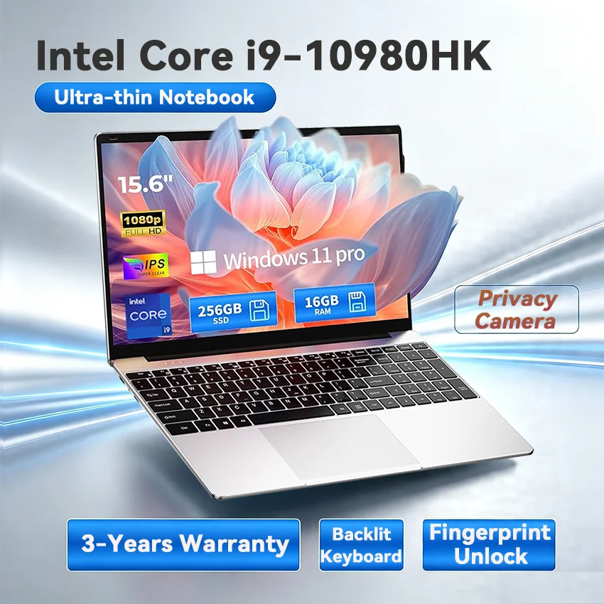 Apex i9 Ultra-Thin 15.6" - Win11 Pro Slim Laptop