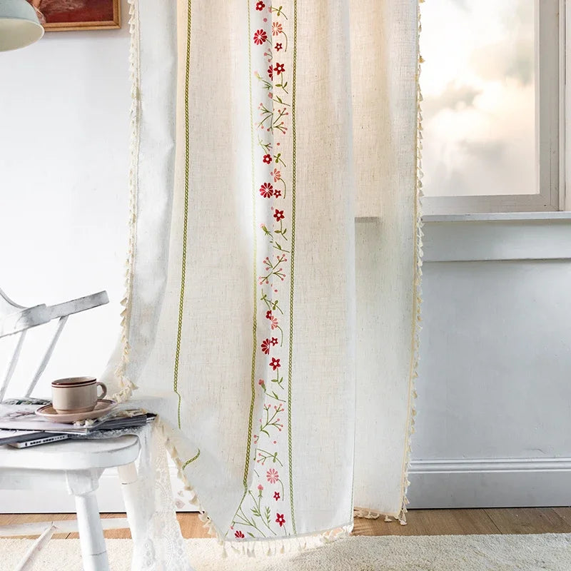 TASSEL JACQUARD CURTAINS - 500gsm, 14 Patterns, Rod Pocket - Textured Rooms