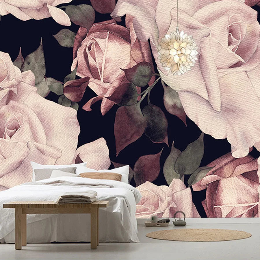 Custom Floral Photo Wallpaper – Peel & Stick or Non-Woven