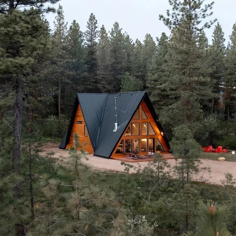 Steel A-Frame Cabin - Fast Assembly - Modern Retreat