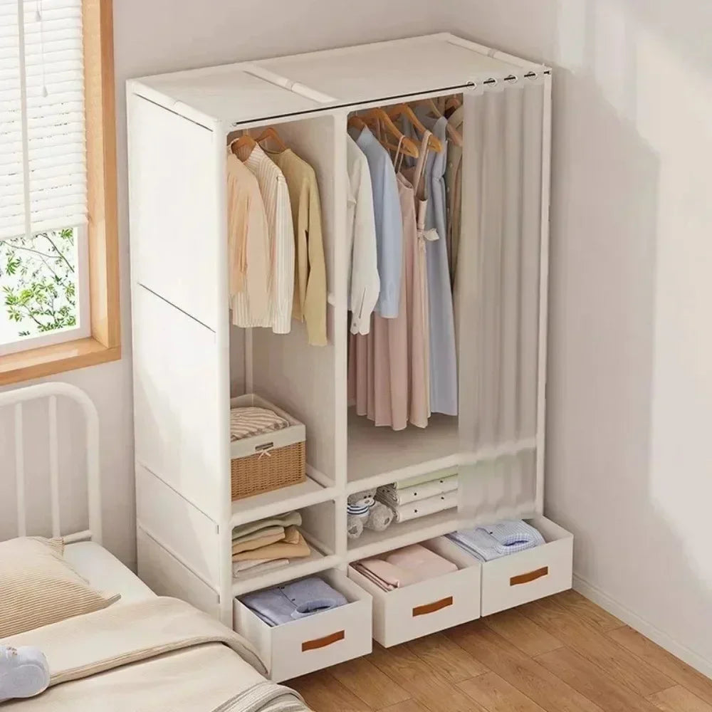 CLOSET FLEX - Fabric Wardrobe with Drawers - Your Bedroom, Finally Organized