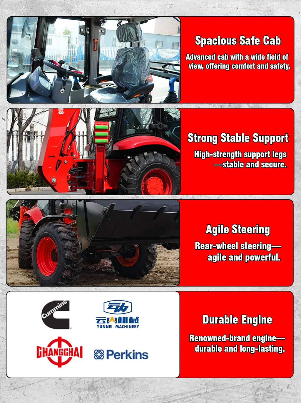 4×4 Backhoe Loader 100 HP