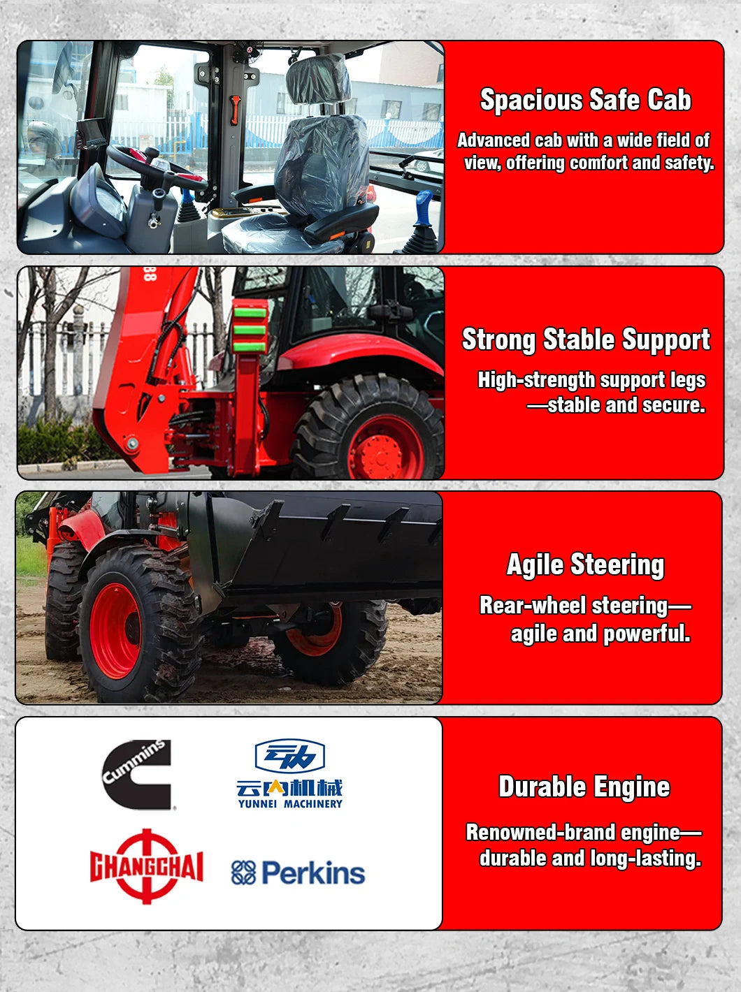 4×4 Backhoe Loader 100 HP