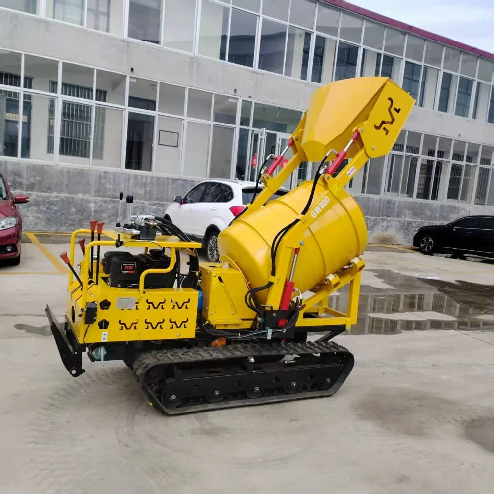 DEGRES/AIDE Crawler Concrete Mixer - 2 m³/h - B&S Engine