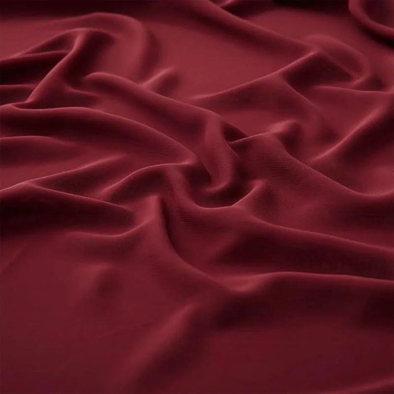 Solid Chiffon Fabric – 145cm Wide, 16 Colors