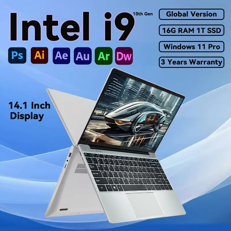 Compact 14.1" Gaming Laptop - Portable Power for Work & Play
