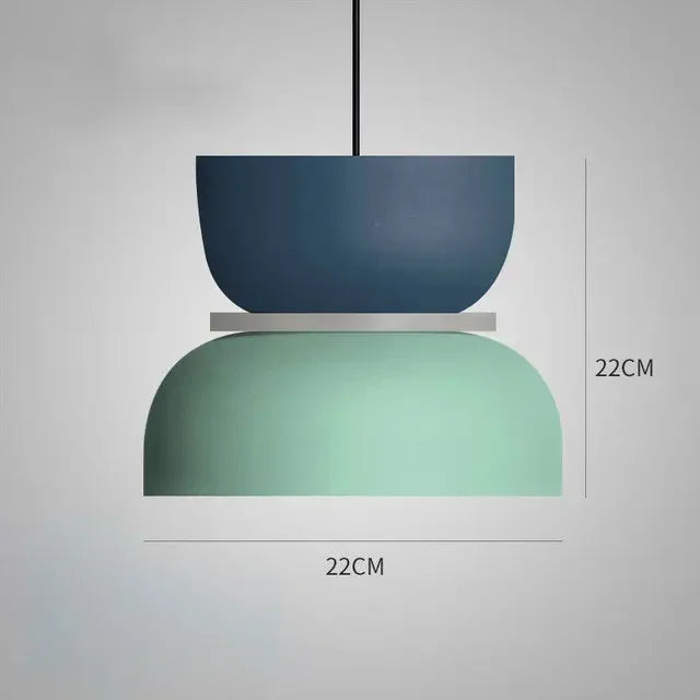 Macaron Pendant Lamp – Nordic, Multi-Color, S/M/L
