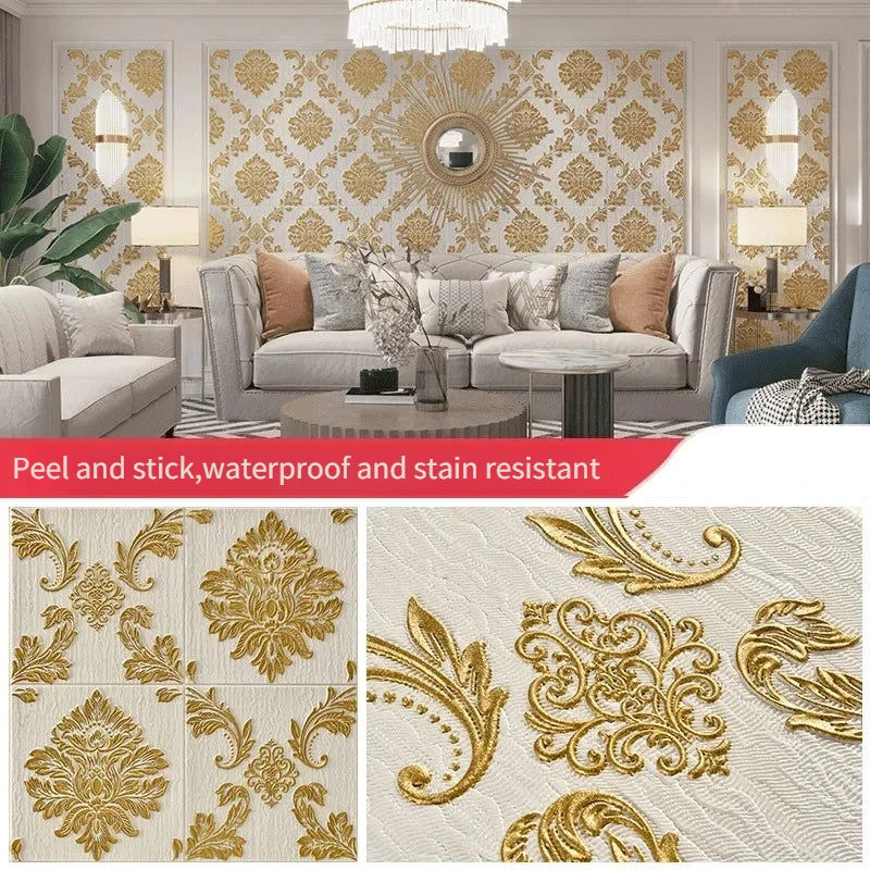3D Embossed Wall Panels – Self-Adhesive