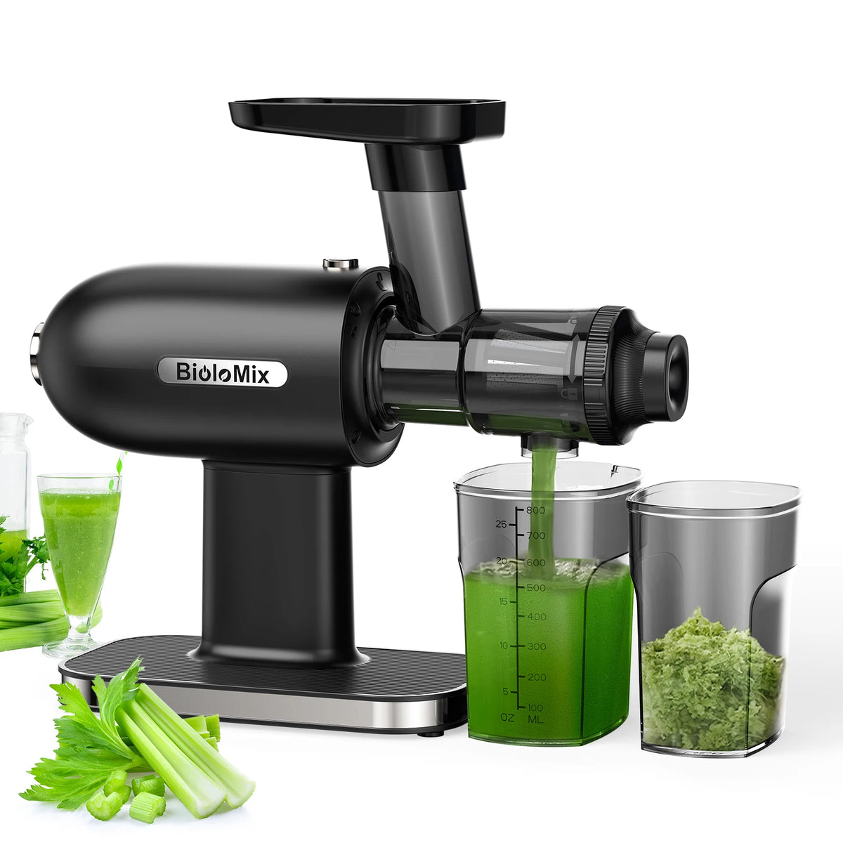 Slow Masticating Juicer - Cold Press - Reverse Function