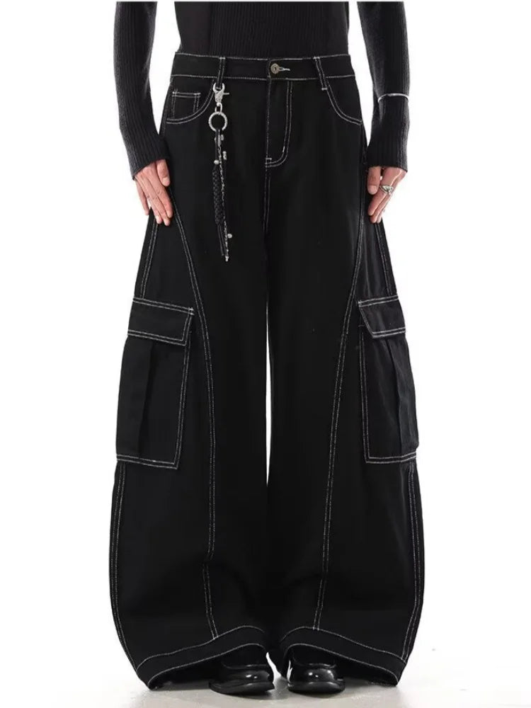 Cyber Y2K Baggy Cargo Jeans