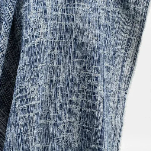 WASHED DENIM FABRIC - 85% Cotton Blend, 265g/m² - Thick Weave